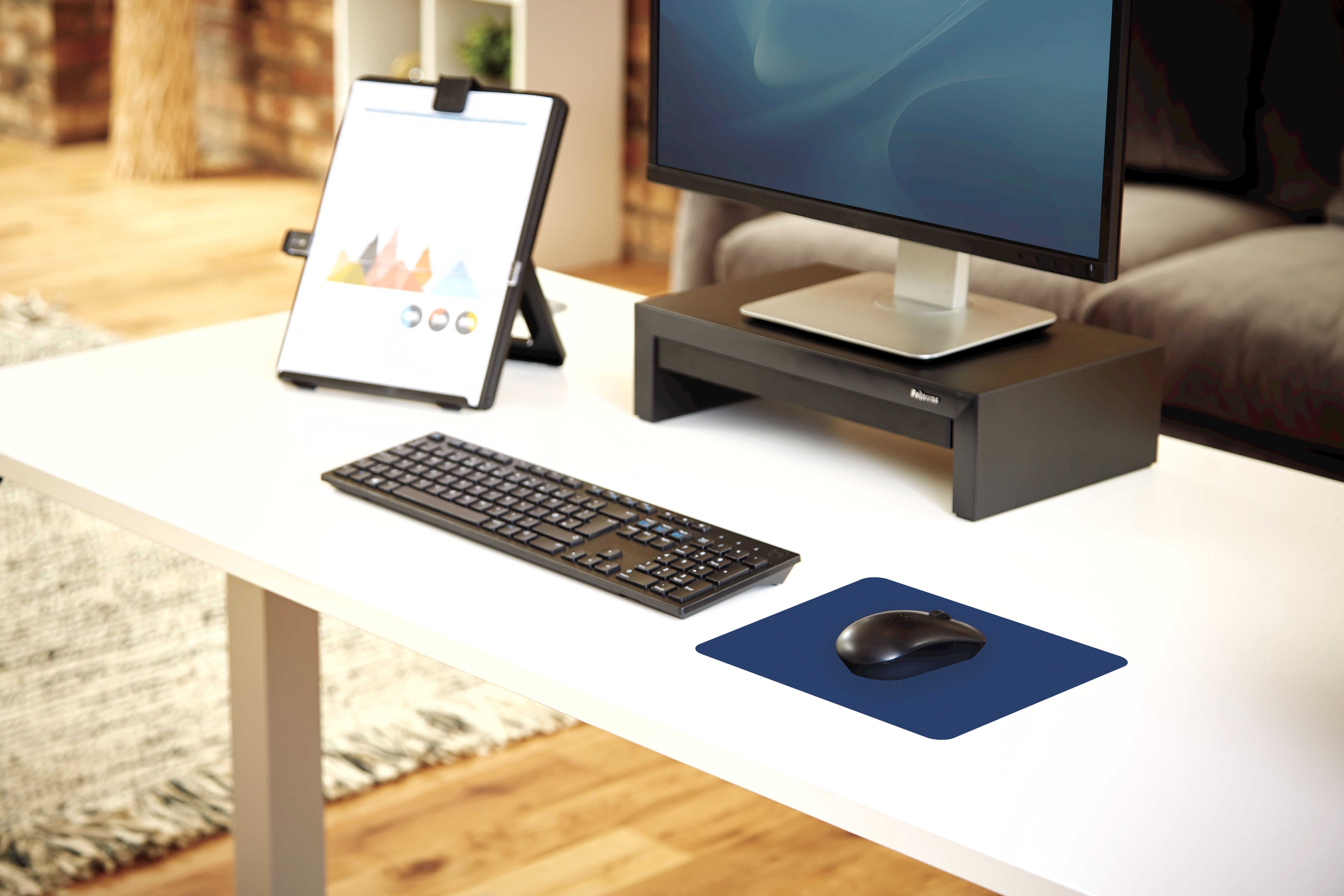 29700 Fellowes Blue Foam Mouse Pad 6 mm Height