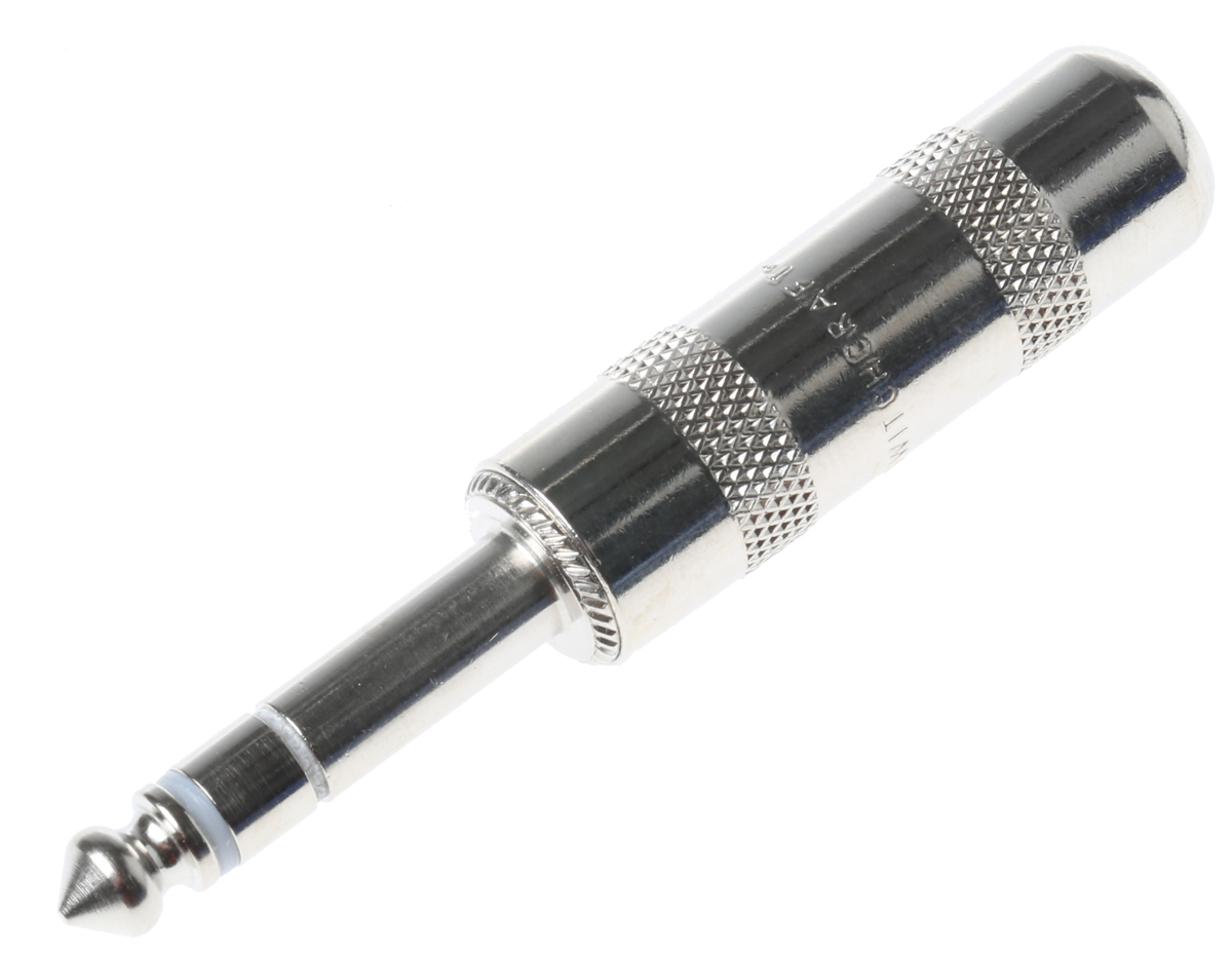 Switchcraft Jack Connector 6.35 mm Cable Male 1 Stereo Solder