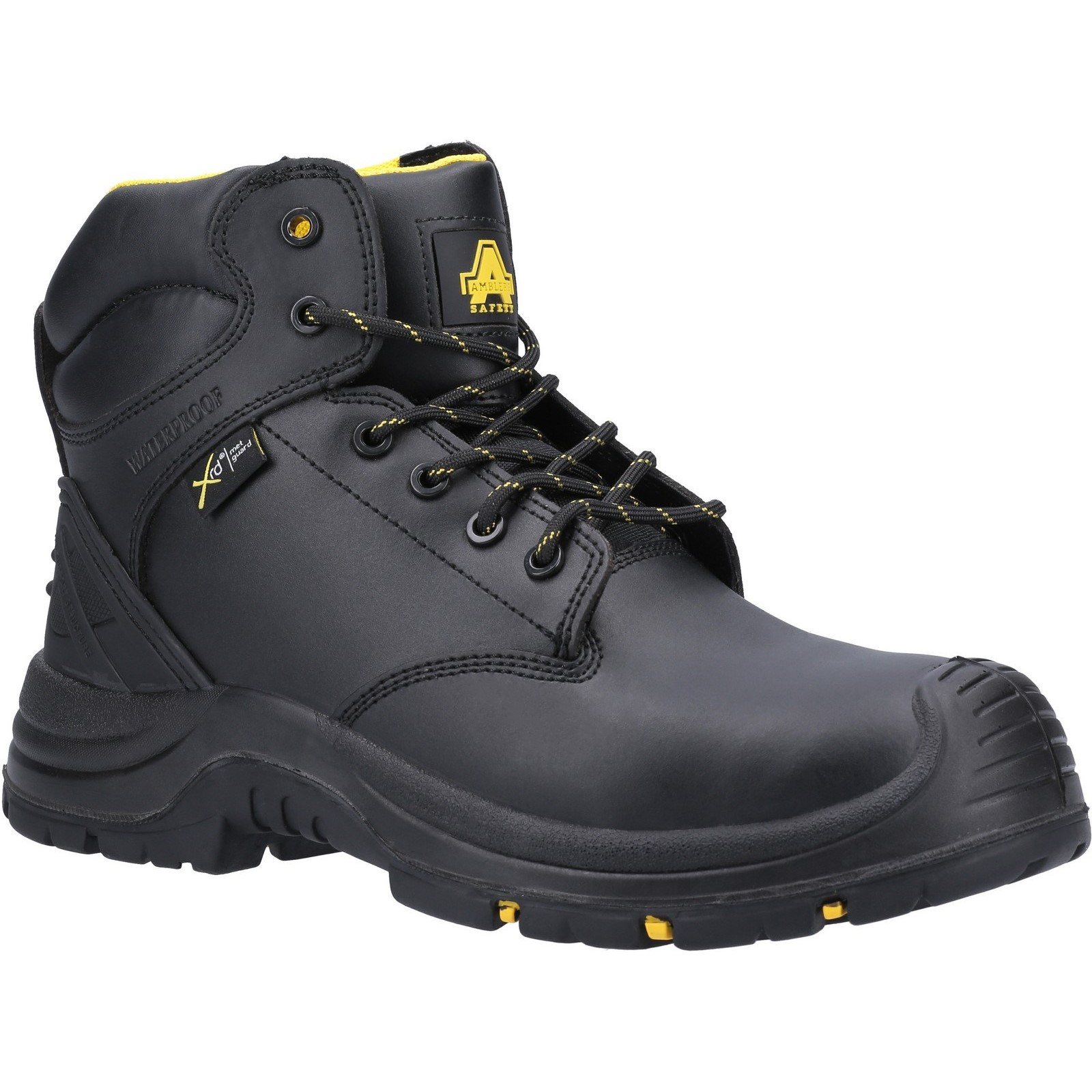Amblers 29736-50518 Black Composite Toe Capped Unisex Safety Boots 7, EU 41 EN 20345:2011, EU, UKCA