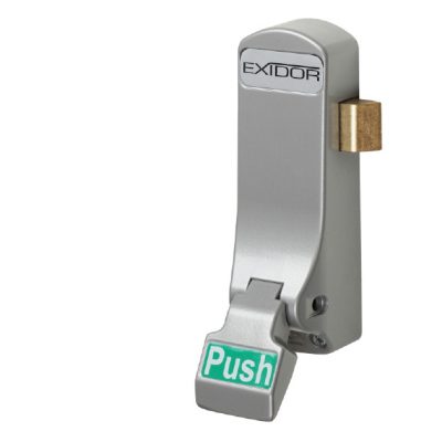 Exidor Push Latch, 1 Point Compatible with Double Doors Metal, Wood