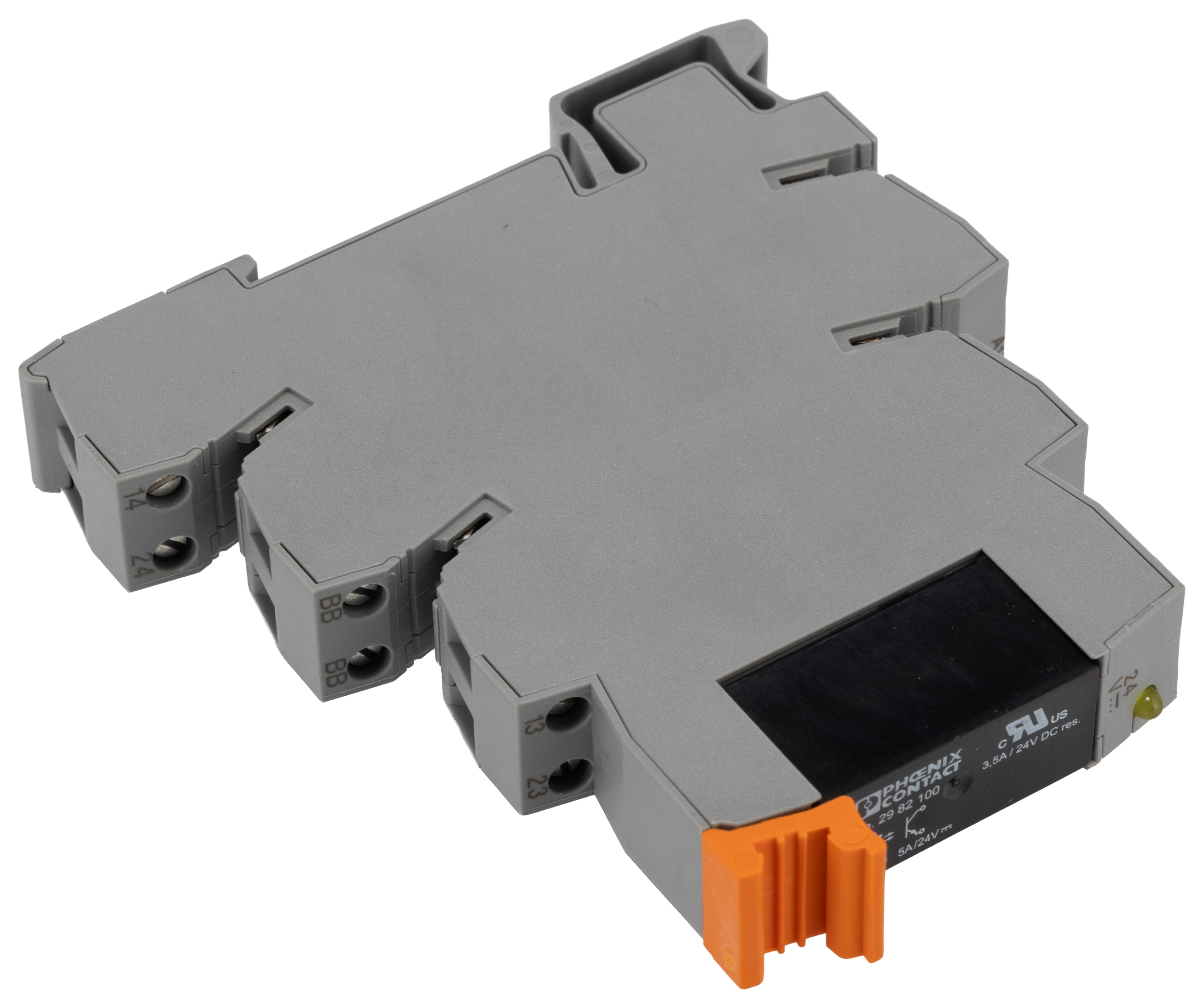 2982786 Phoenix Contact PLC DIN Rail Solid State Interface Relay 3V dc, 33 V dc DIN Rail Screw