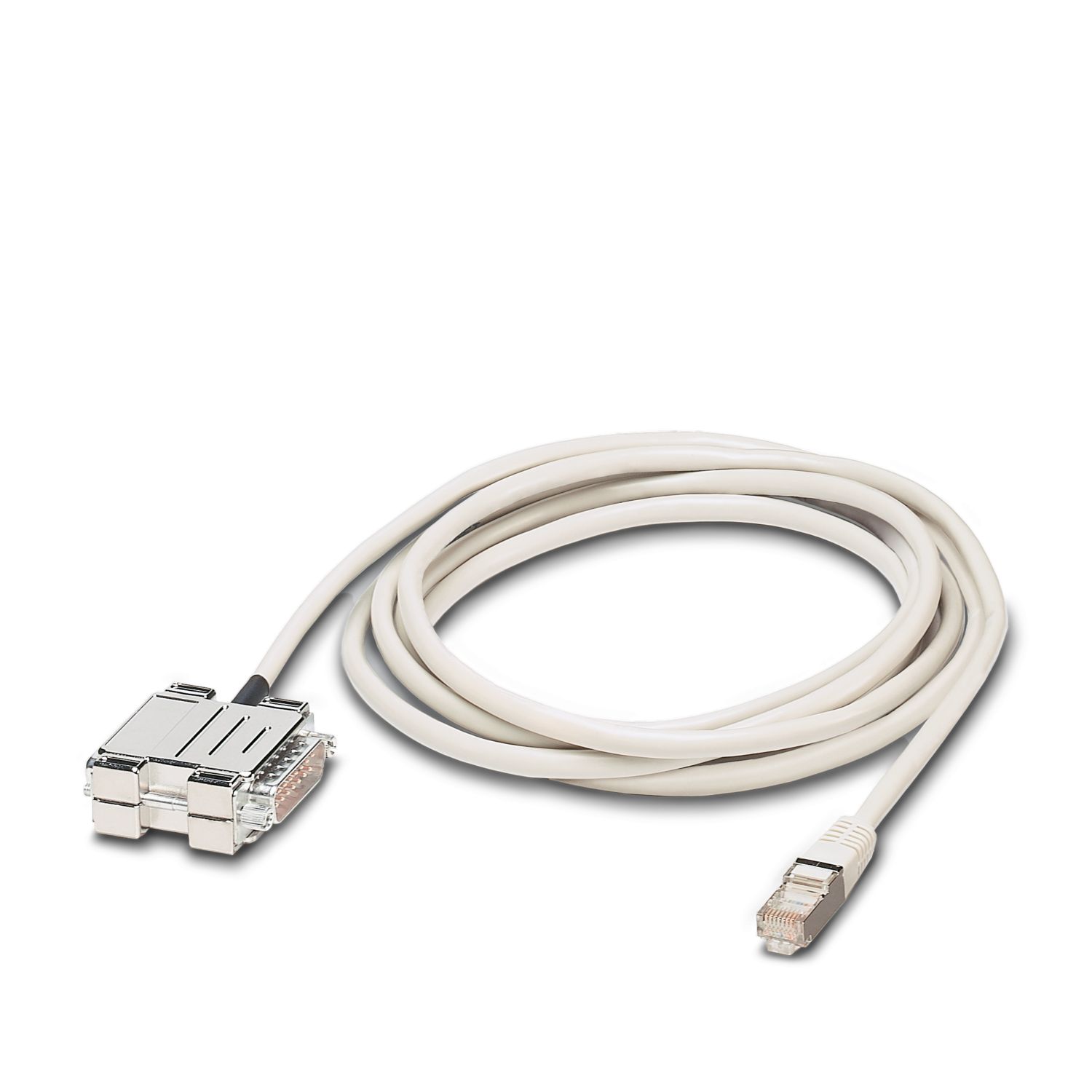 Phoenix Contact Male RJ45 to Female D-Sub Cable