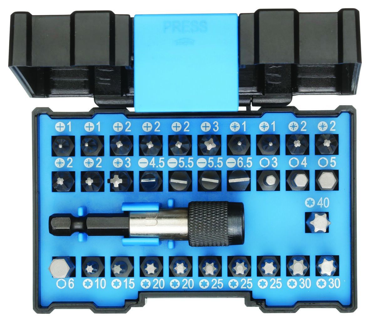 Gedore Bit, Hexagonal, Phillips, Pozidriv, Slotted, Torx 32 Pieces