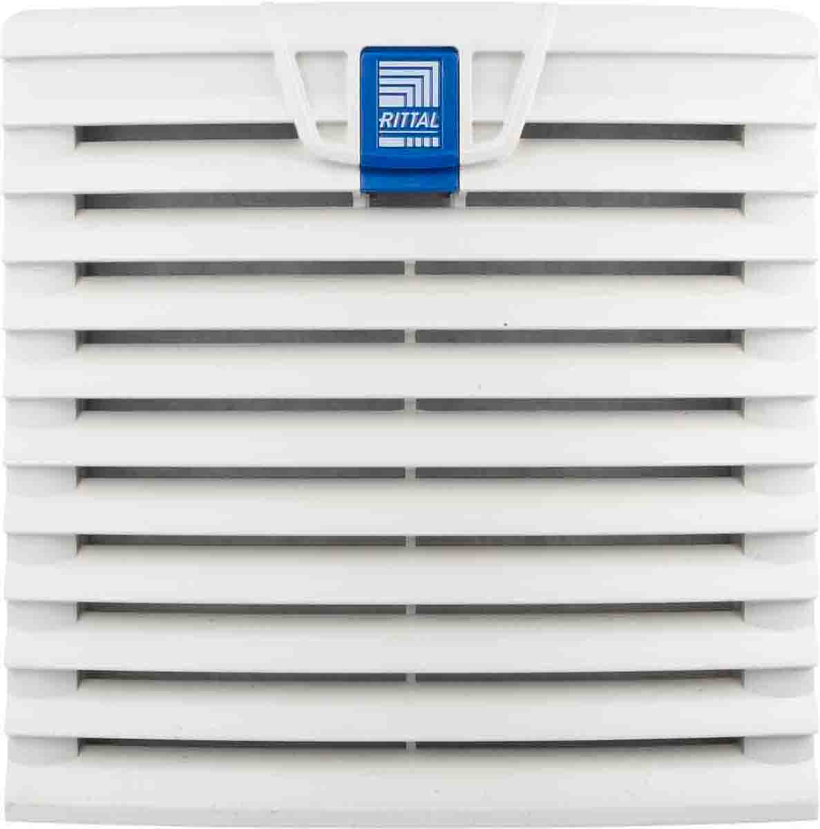 3239124 Rittal 3239 Series Filter Fan, 24 V dc, dc Operation, 100m³/h Filtered, 105m³/h Unimpeded, IP54, 204 x 204mm