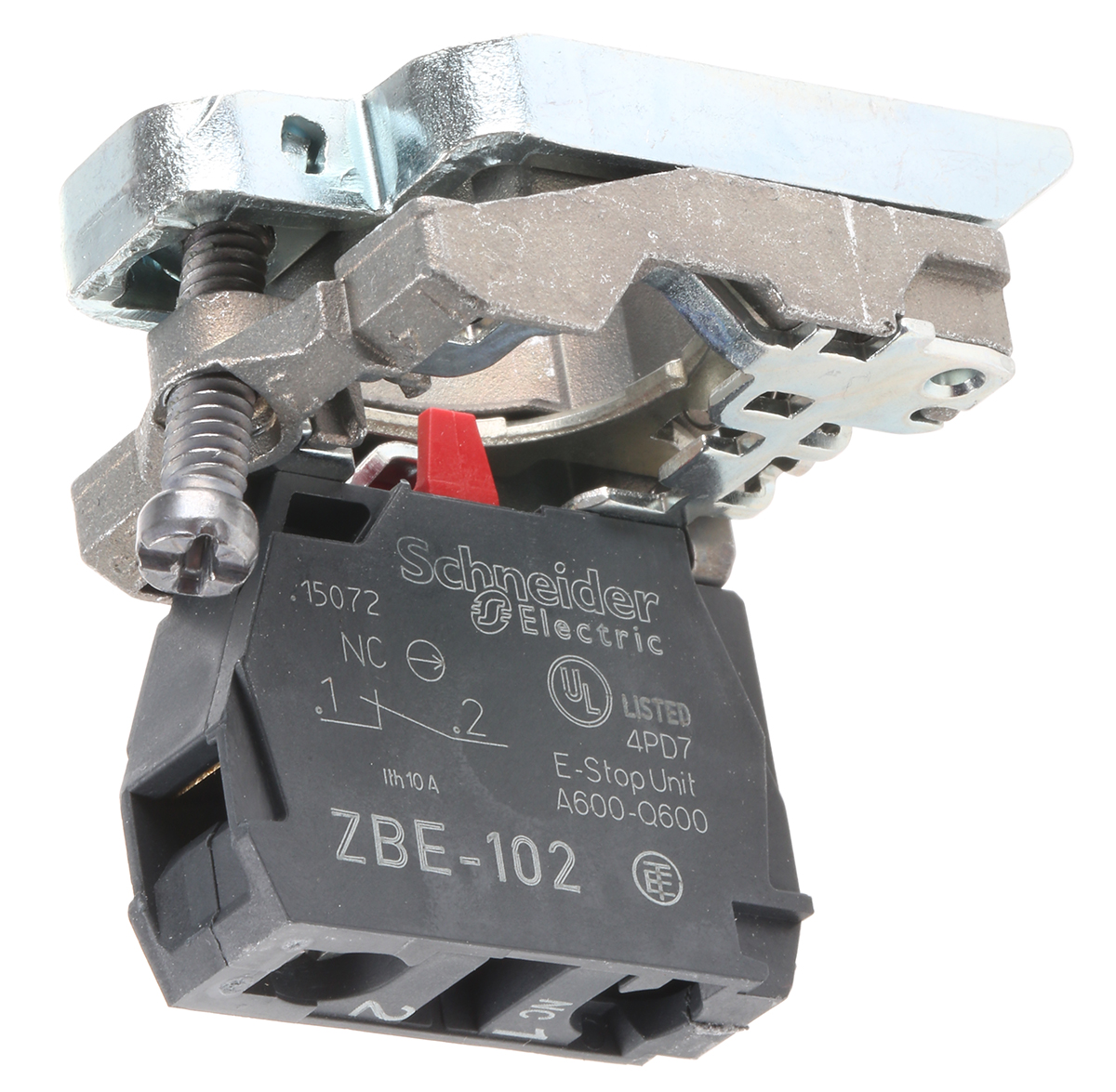 xb4bp42 Schneider Electric XB4 No Red Push Button NC Spring Return