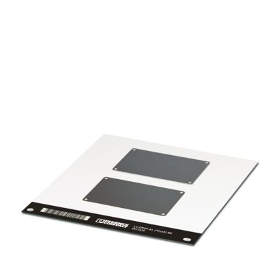 Phoenix Contact LS-EMSP-AL Screw Cable Label, Black, Pre-printed "Unlabeled", for Devices In The Control Cabinet,