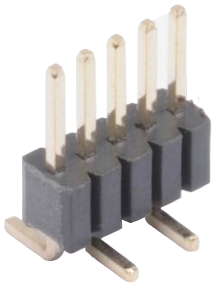 HARWIN Archer M52 Series Straight Surface Pin Header, 5 Contact(s), 1.27 mm Pitch, 1 Row, Unshrouded