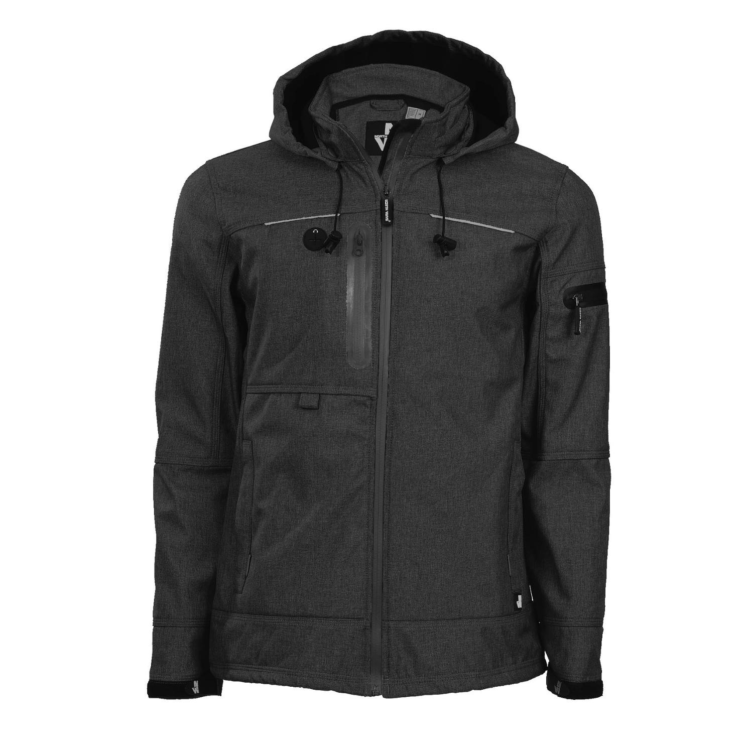 Nine worths FLORES Black, Breathable, Waterproof Jacket, XXL