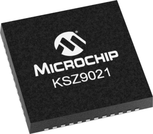 Microchip Ethernet Transceiver 48-Pin QFN, KSZ9021RN