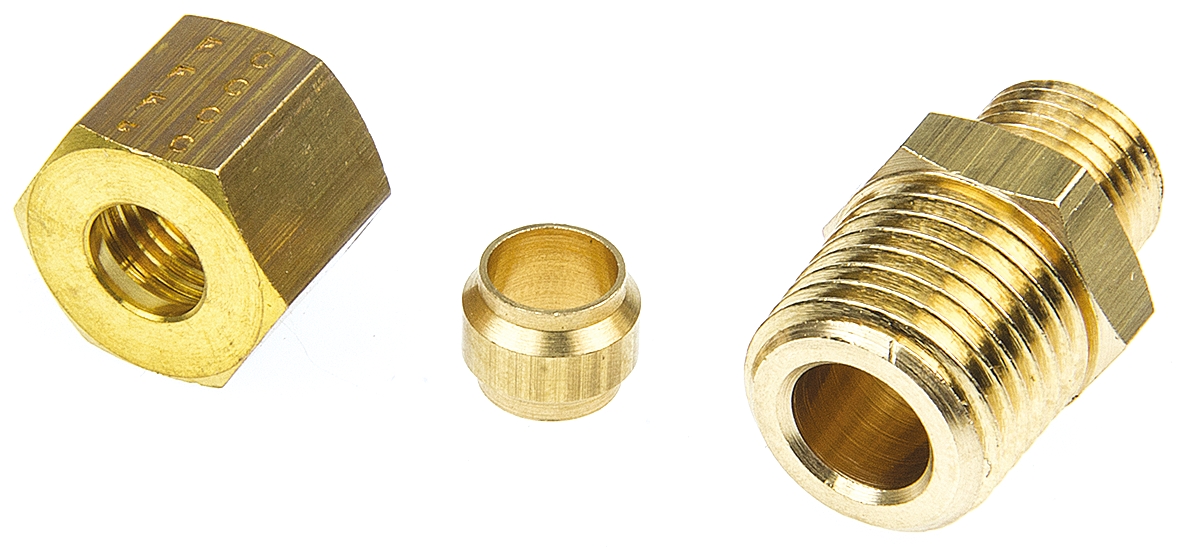 Legris 0105 Series, 6 mm to R 1/4 BSPT