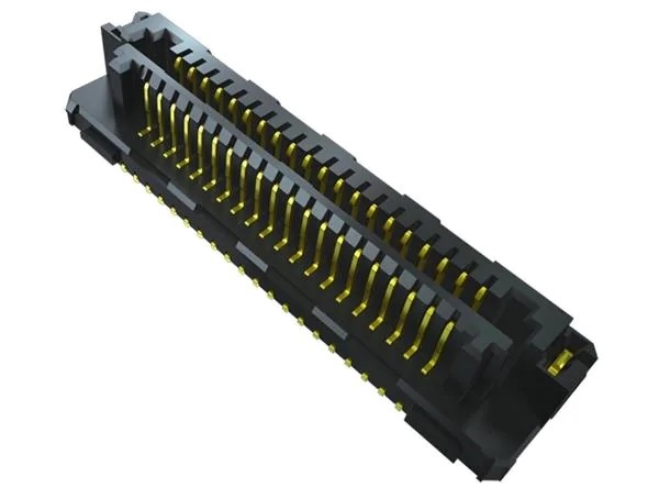 Samtec LSEM Series Horizontal Surface PCB Header, 60 Contact(s), 0.8 mm Pitch, 2 Row, Shrouded