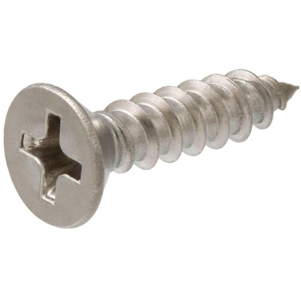 RS PRO Phillips Flat Steel Wood Screw, Zinc Plated, #12 Thread, 3 1/2in Length