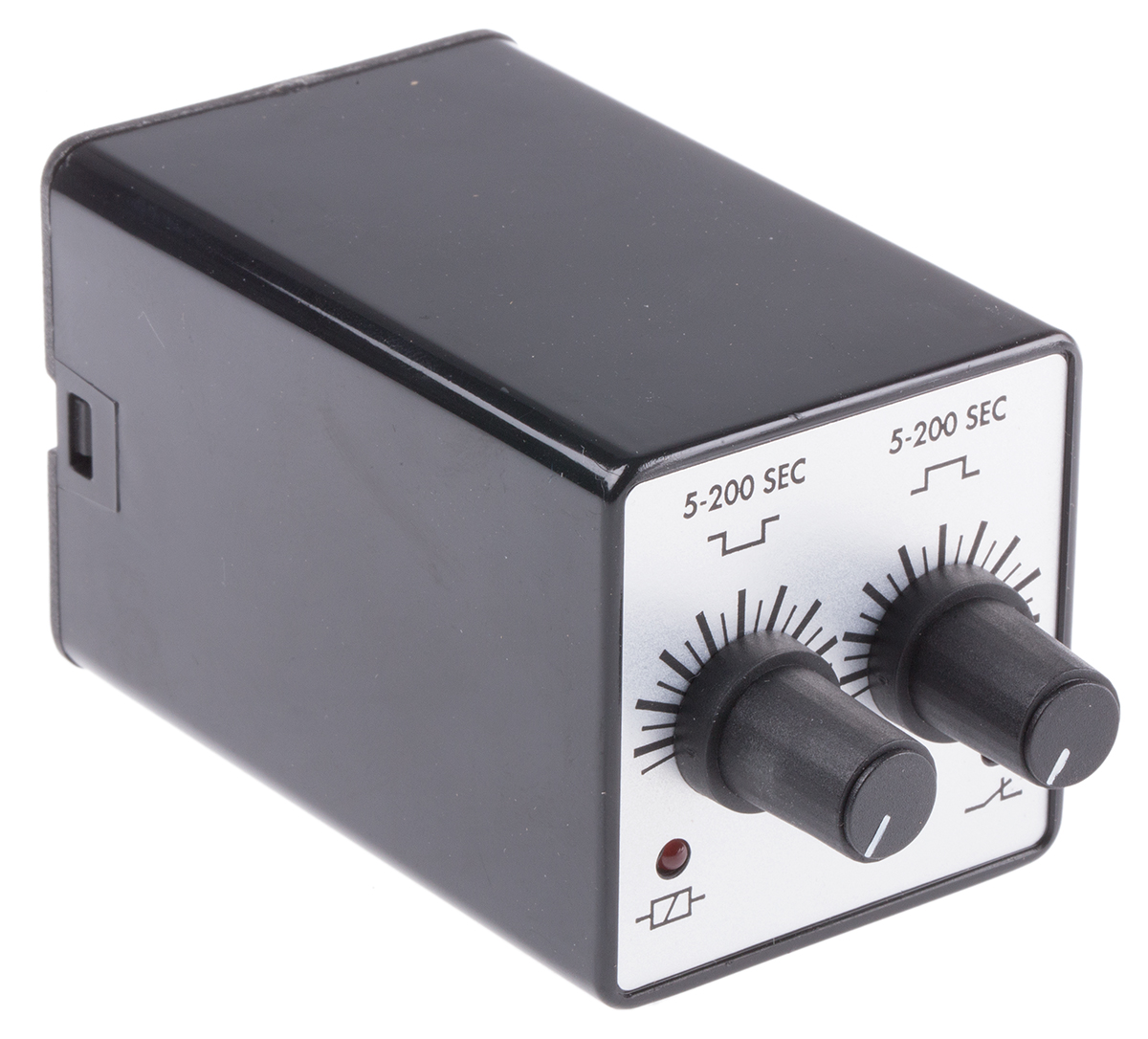 Tempatron 2B Series Timer Relay, 2-Contact 240V ac, 5 to 200 s, 1-Function, DPDT Switch Configuration