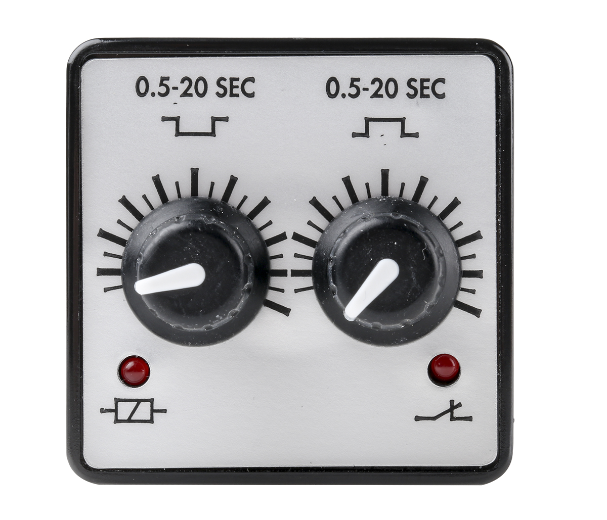 Tempatron 2B Series Timer Relay, 2-Contact 240V ac, 0.5 to 20 s, 1-Function, DPDT Switch Configuration