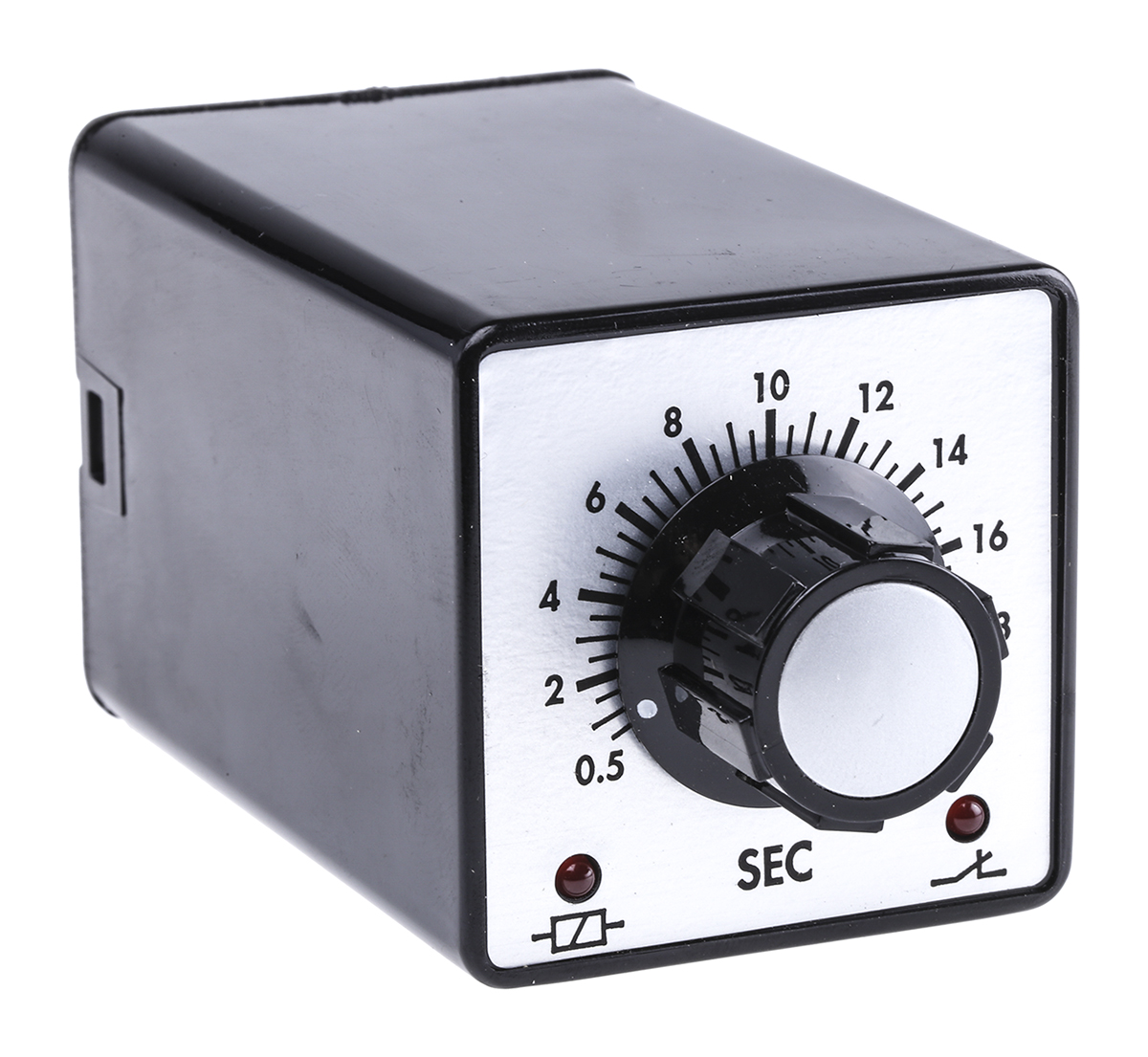 Tempatron 2B Series Timer Relay, 2-Contact 110V ac, 0.5 to 20 s, 1-Function, DPDT Switch Configuration