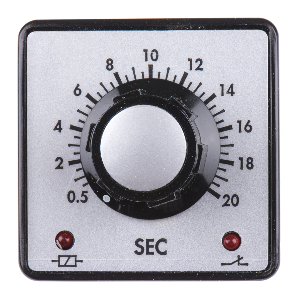 2bde20slp240vac Tempatron 2B Series Timer Relay, 2-Contact 240V ac, 0.5 to 20 s, 1-Function, DPDT Switch Configuration