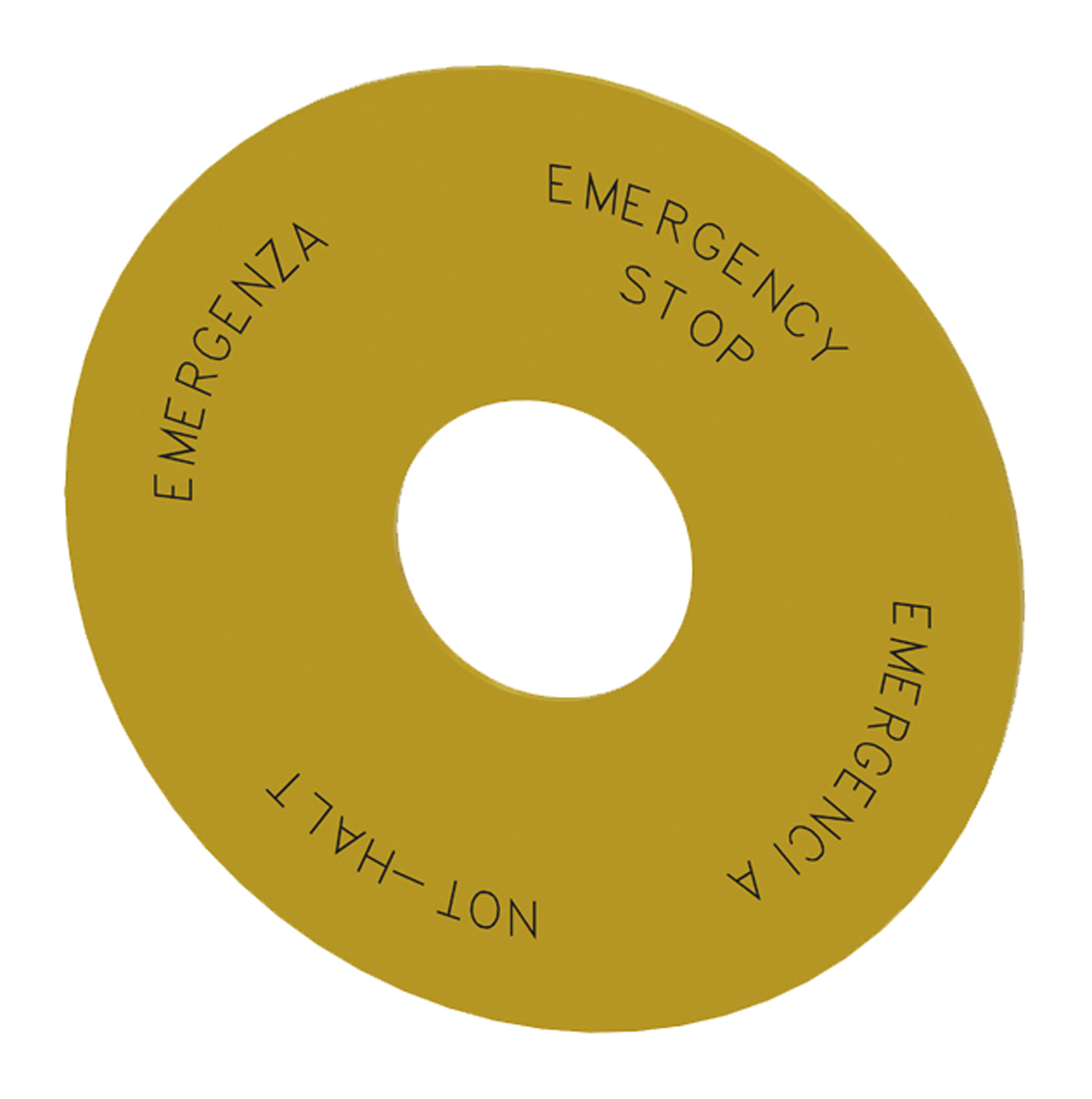 3su1900-0bc31-0nb0 Siemens Round Backing Plate for Use with Emergency Stop Mushroom Push Button