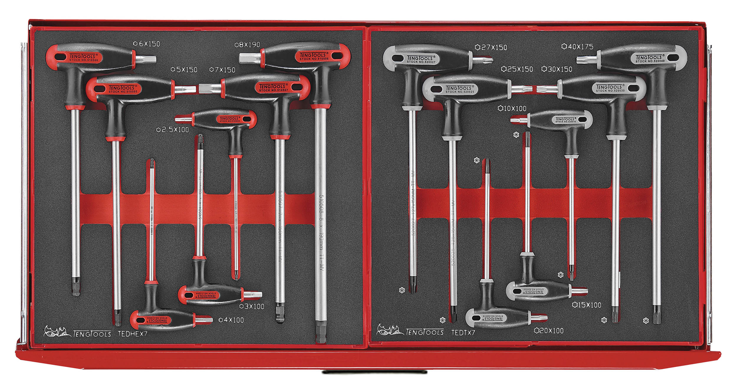 tcemm249n Teng Tools 10 drawers  Metal Tool Box