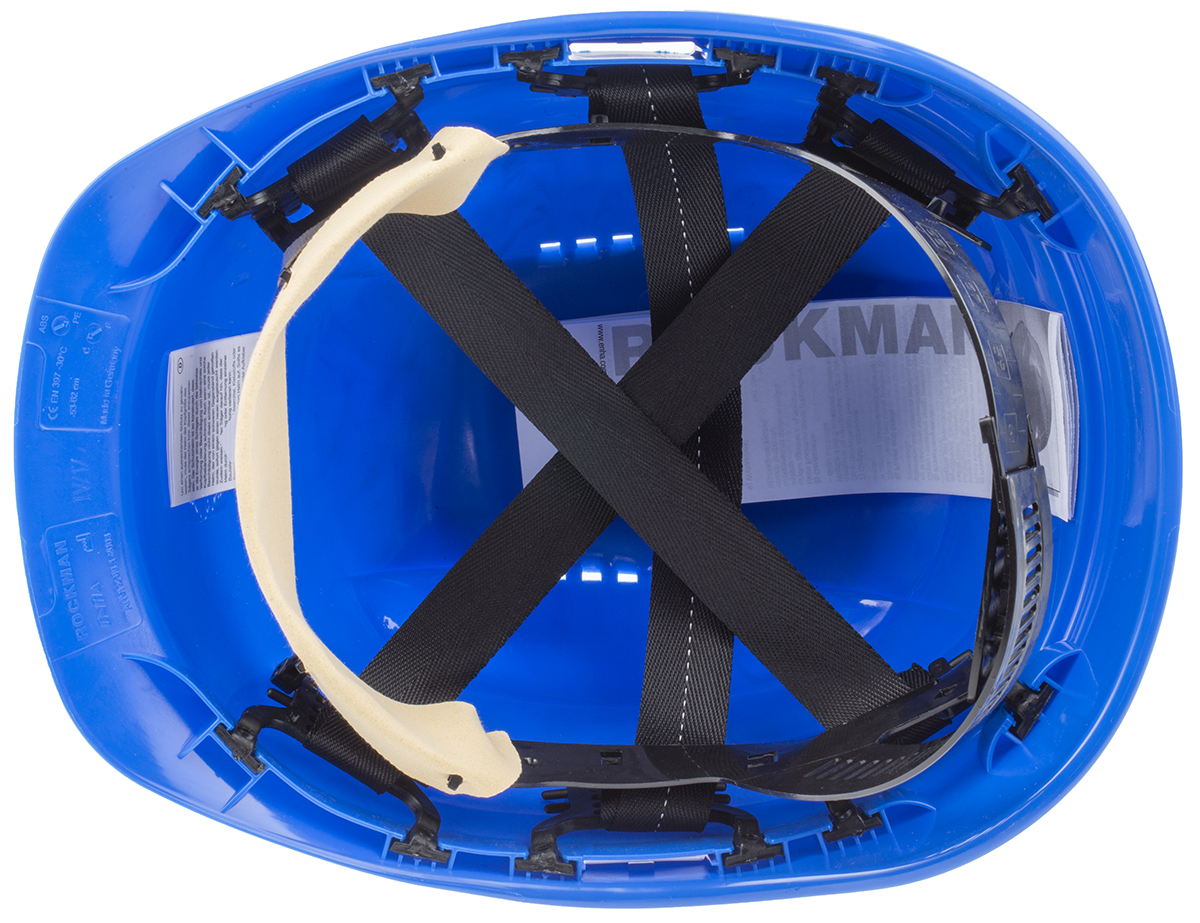 2c6000bl0000 Skytec 6 Blue Safety Helmet Ventilated Adjustable
