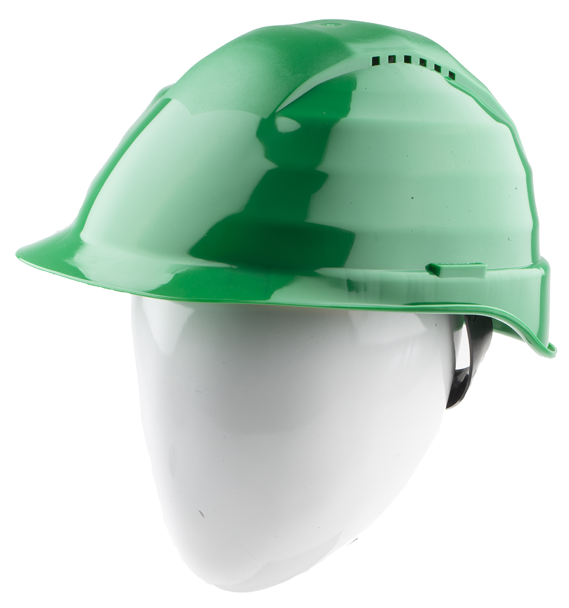 Skytec 6 Green Safety Helmet Ventilated Adjustable