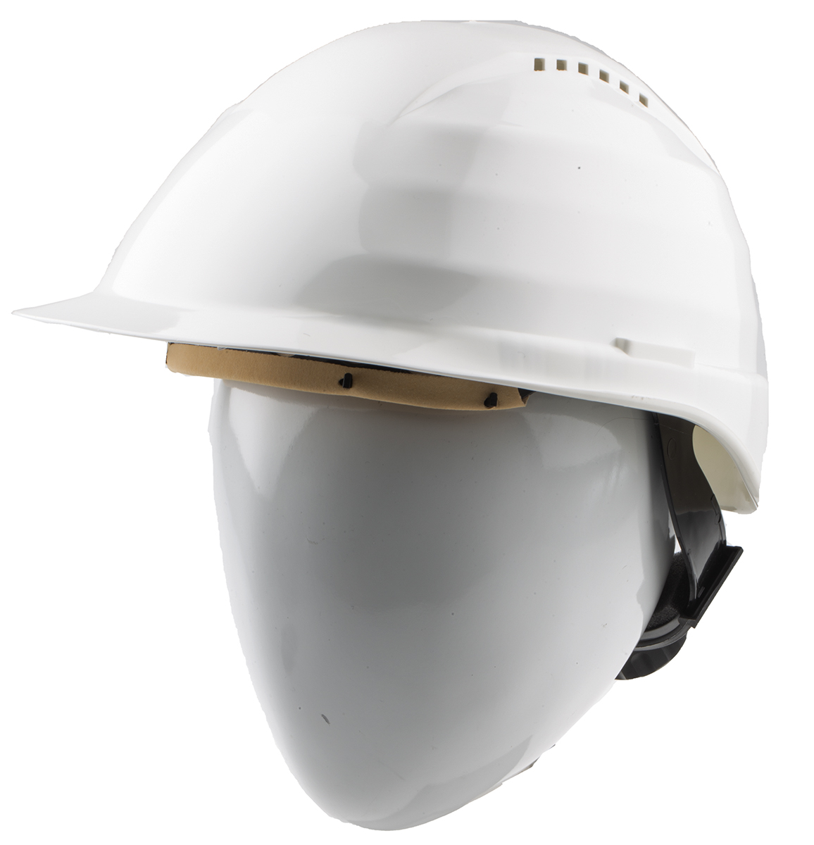 Skytec 6 White Safety Helmet Ventilated Adjustable