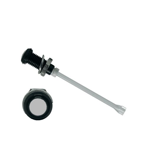 RHD-1410-F6PD67PR Bivar, Panel Mount Vertical LED Light Pipe, Diffused Round Lens