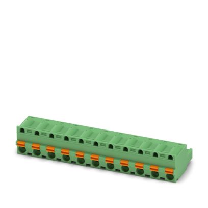 Phoenix Contact, 7.62mm Pitch, 5 HC/..-ST, GFKC 2, 11 Way, , Pluggable Terminal Block, Plug, PCB Mount, Push In Spring