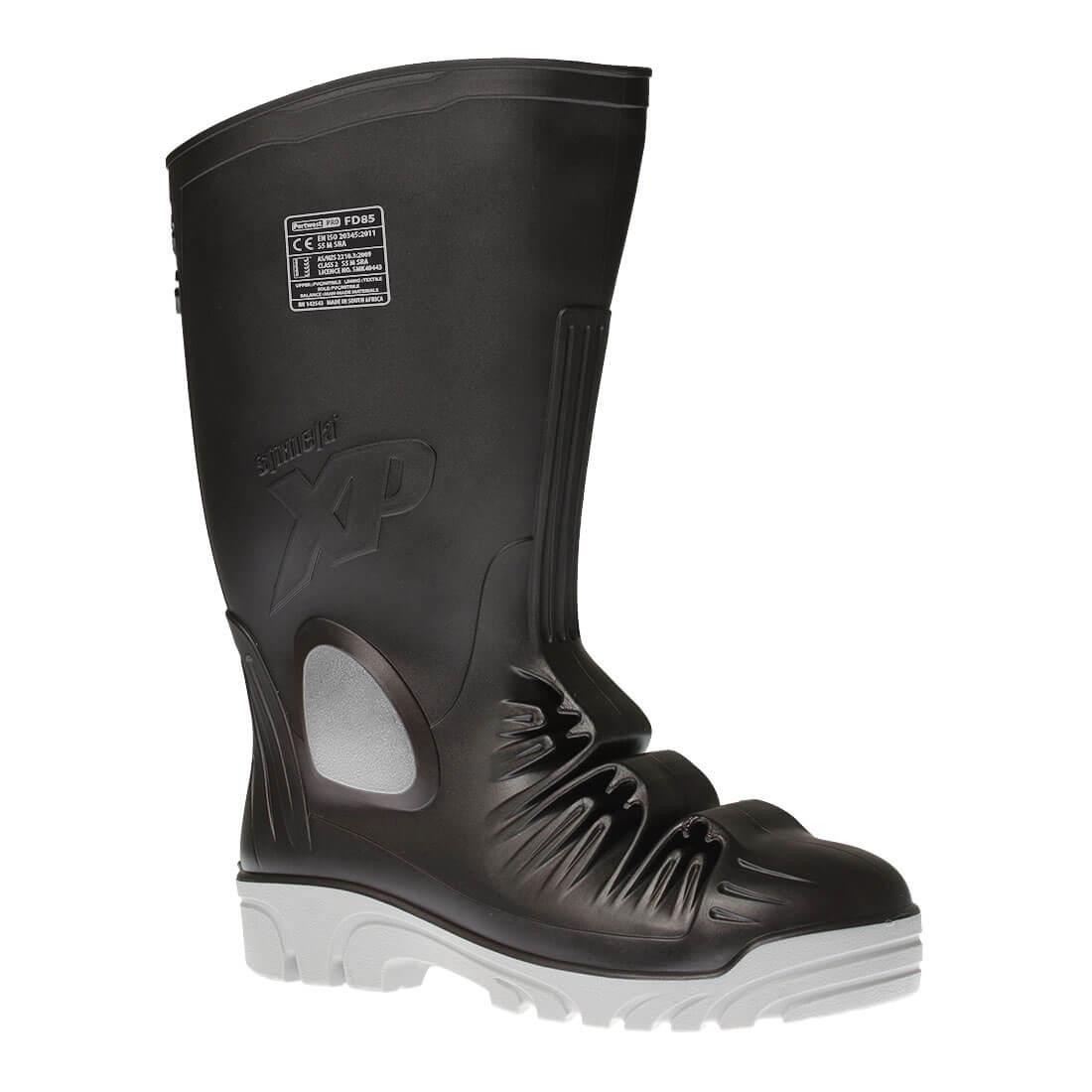 Portwest FD85 Black Composite Toe Capped Unisex Safety Boot, UK 10, EU 44