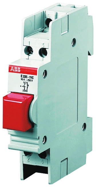 ABB 250V ac DIN Rail Push Button Circuit Trip
