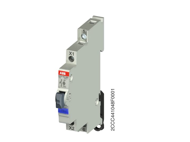 ABB, E217, Panel Mount Blue LED Pilot Light, IP20, Rectangular, 250V