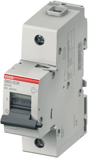 ABB 250V ac/dc DIN Rail Shunt Trip for use with S800C, S800U Series, S800HV, S800B, S800PV, S800N, S800S