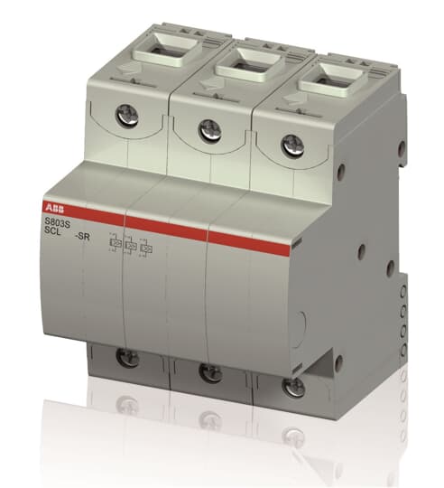ABB S801S Series Residual Current Circuit Breaker, 63A, 1-Pole