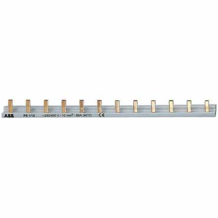 ABB PS1 PS 1 Phase Busbar, 400 V ac, 16 mm Pitch