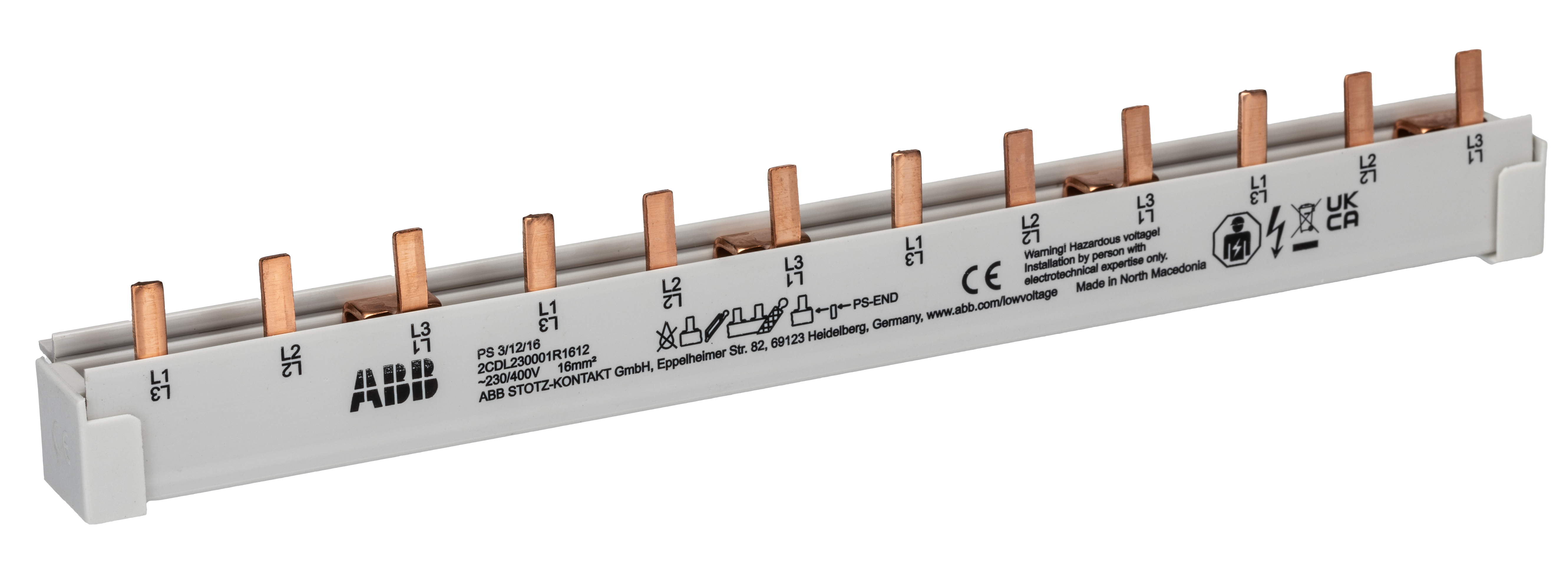 ABB PS3 PS 3 Phase Busbar, 400 V