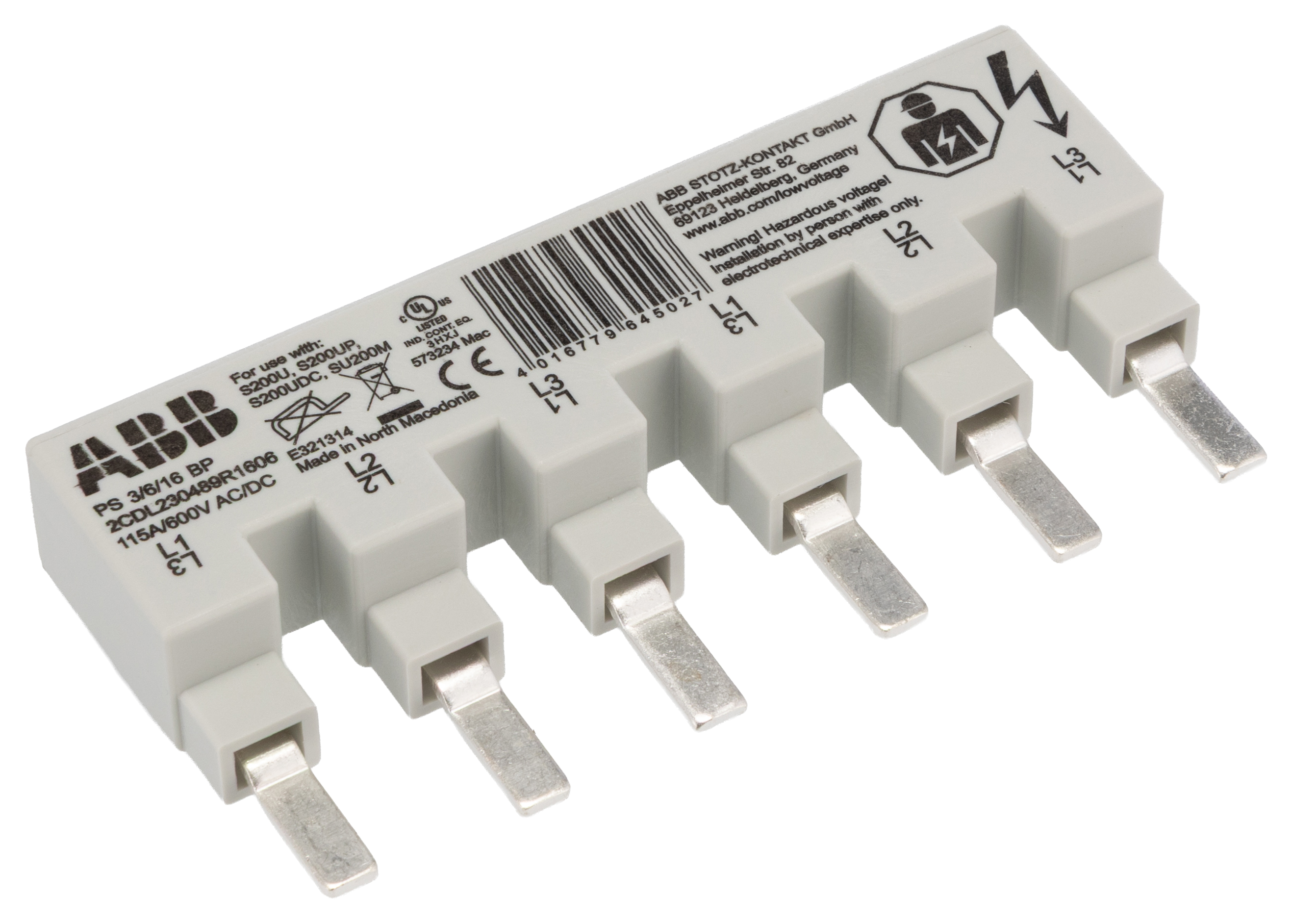 ABB PS3 PS 3 Phase Busbar, 400 V