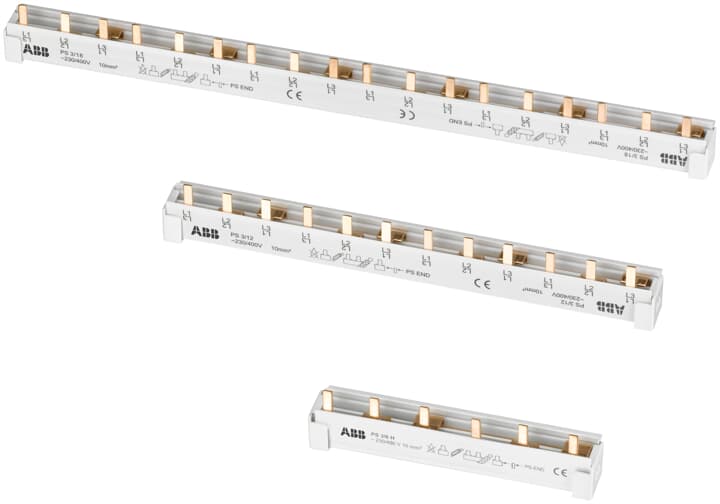 ABB Busbars & DIN-Rail Accessories PS 4 Phase Busbar, 400 V
