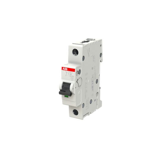 ABB S201L Miniature Circuit Breaker, 1-Pole, 40A, Type C, 400V ac AC, 6 kA Breaking Capacity