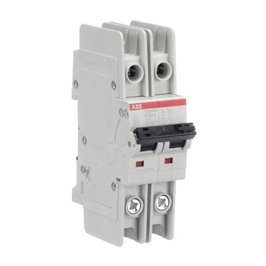 ABB System Pro M Compact SU200 MR Circuit Breaker, 2-Pole, 50A, Type K, 400V ac AC, 15 kA Breaking Capacity