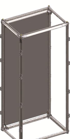 ABB RAL 7035 Steel Enclosure Frame, 864 mm H, 864mm W, 325 mm L For Use With Cabinets TriLine