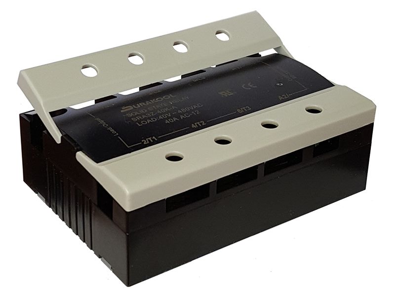 Durakool SRA3 Series Solid State Relay, 60 A Load, Panel Mount, 480 V ac Load, 32 Vdc Control