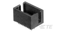 TE Connectivity AMPMODU Series Vertical Board PCB Header, 100 Contact(s), 1.27 mm Pitch, 2 Row, Shrouded
