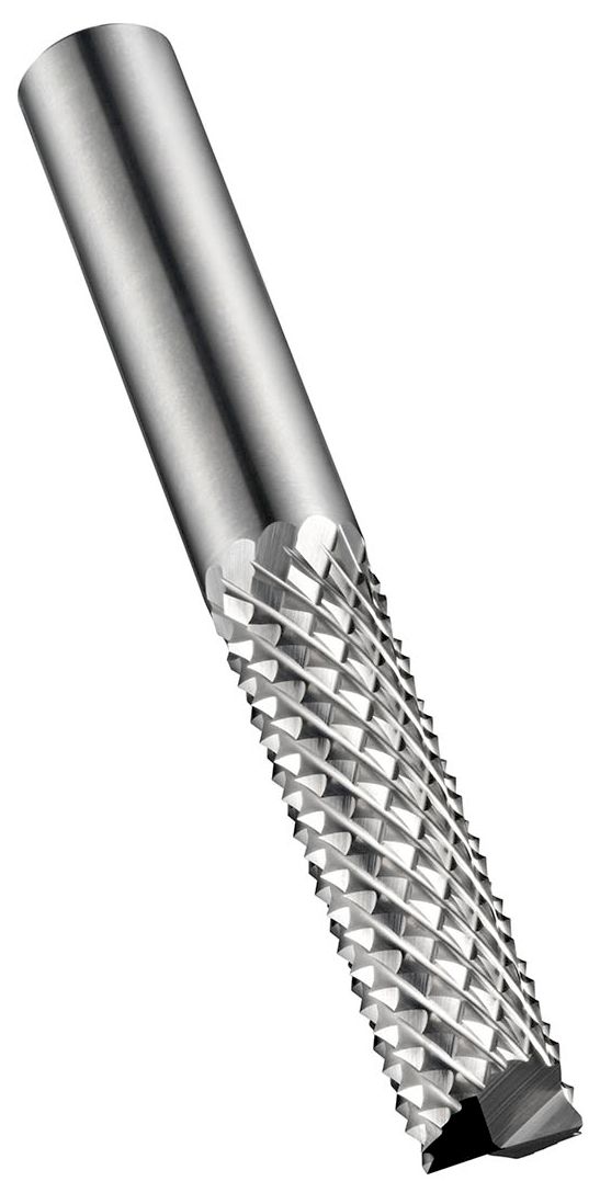 Dormer P844 Series Solid Carbide Diamond Core, 8mm Diameter, 63 mm Overall