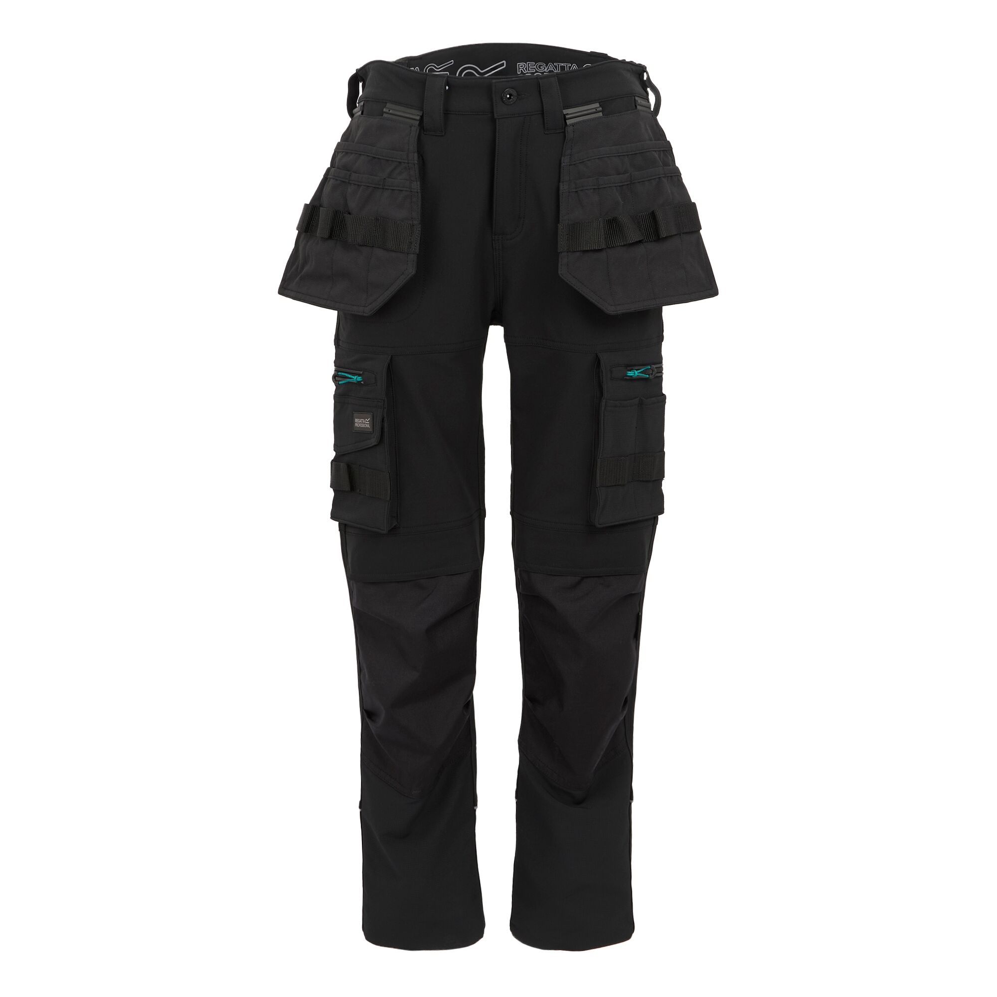 Regatta Professional TRJ424 Women's Black Recycled Polyester, Size 16L Waist Size 87.5 cm W 29in L