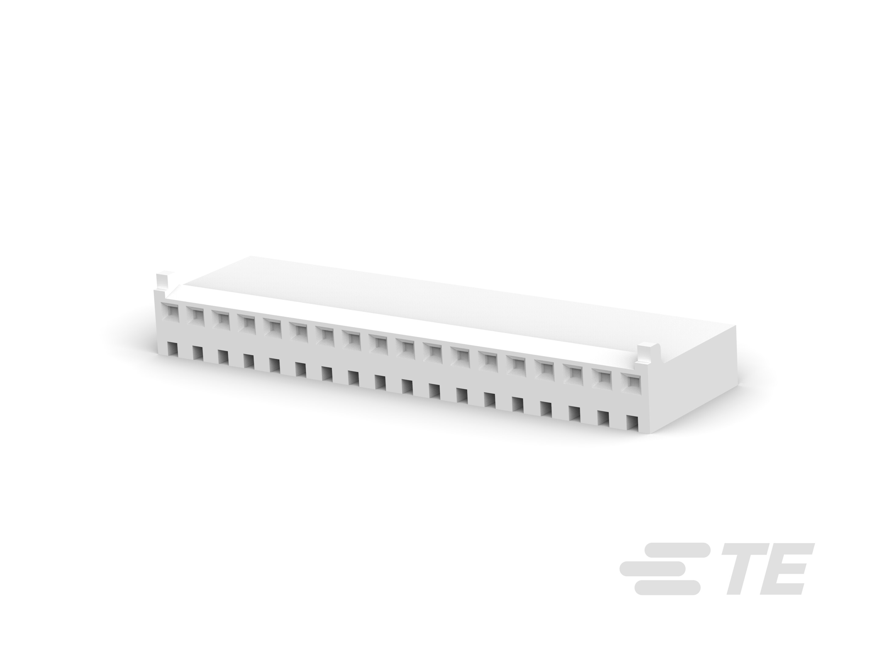 TE Connectivity CST-100 Series Straight Connector Housing, 18 Contact(s), 0.1 in Pitch, 1 Row