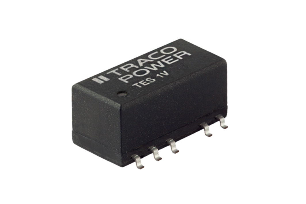 TRACOPOWER TES 1V DC-DC Converter, ±5V dc/ ±100mA Output, 21.6 → 26.4 V dc Input, 1W, Surface Mount, +85°C Max