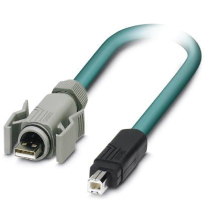 Phoenix Contact , Male USB A to Female USB B, 5m