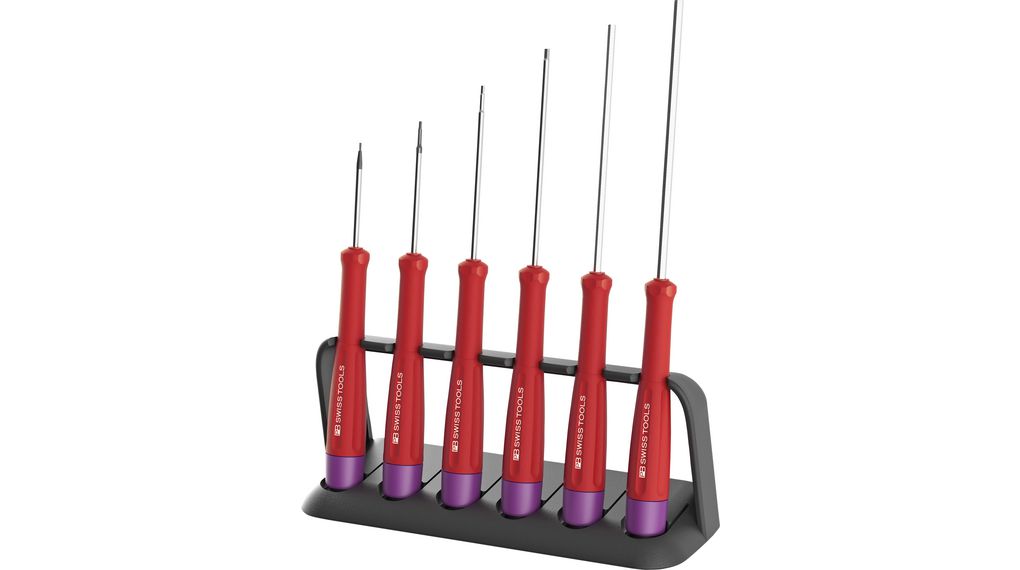PB SWISS TOOLS Straight Electronic Screwdriver Set, 6-Piece