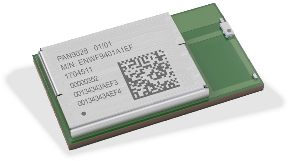 Panasonic ENWF9408A1EF 3.3V WiFi Module, 2.4 GHz IEEE Std. 802.11 b/g GPIO, SDIO, UART