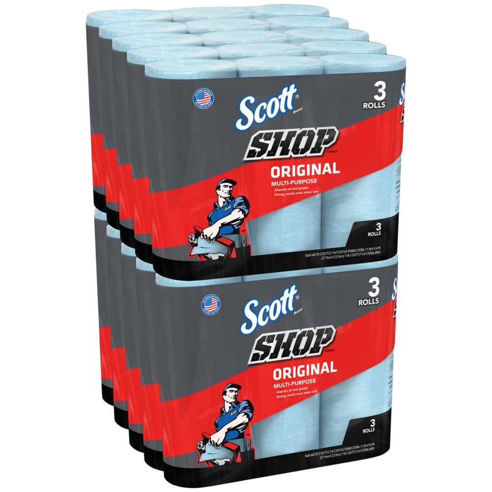 75143 SCOTT Scott SHOP Blue Wipes