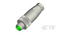 TE Connectivity Circular Connector, 4 Contacts, M12 Connector, Male, 3-2271 Series